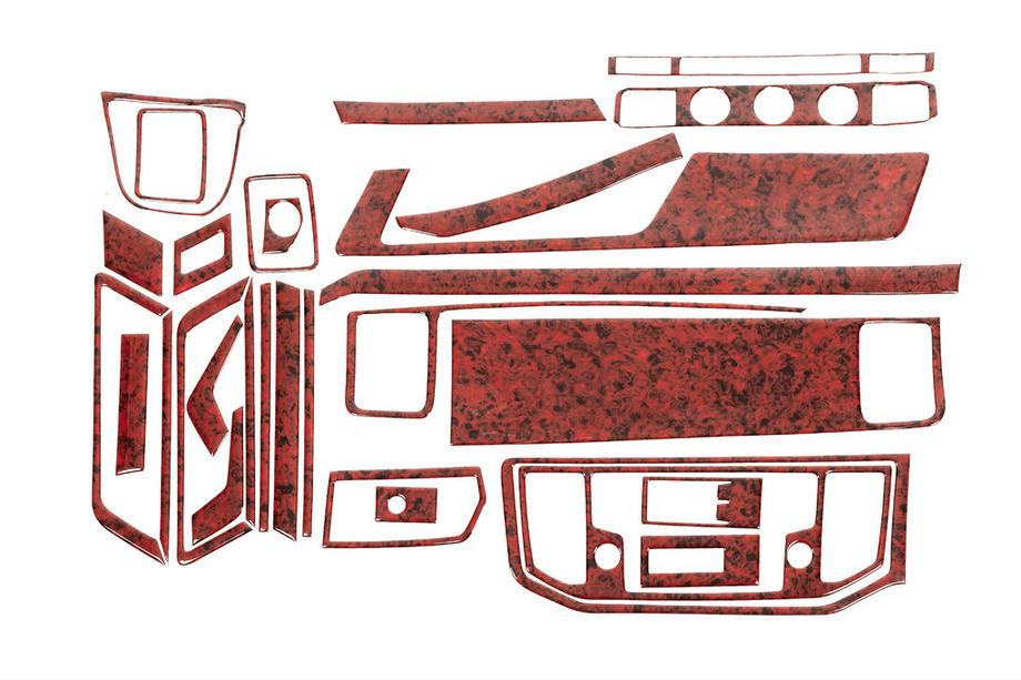 Volkswagen Crafter 2016- Armaturenbrett Abdeckungen (30-teilig) Holz Image