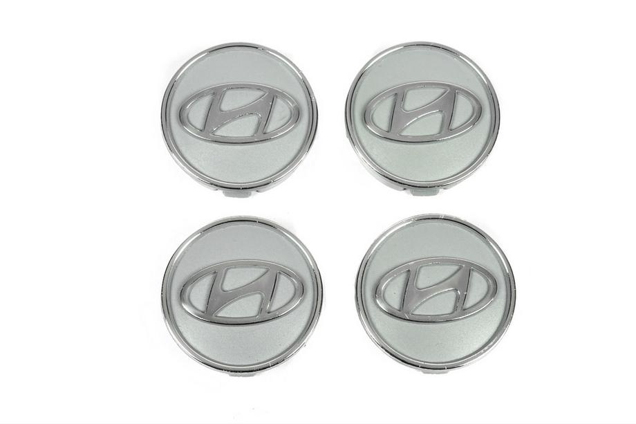 Hyundai Radnabenkappen grau hyun60tur-sir (59mm auf 55mm, 4 Stk) Image