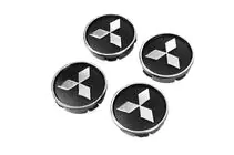Mitsubishi Radnabenkappen schwarz mit5955tur-b (59mm auf 55mm, 4 Stk) Foto 2