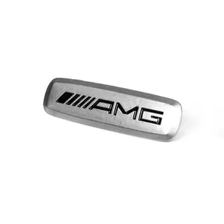 AMG Aluminium Emblem für Fußmatten (1 Stk) Foto 2