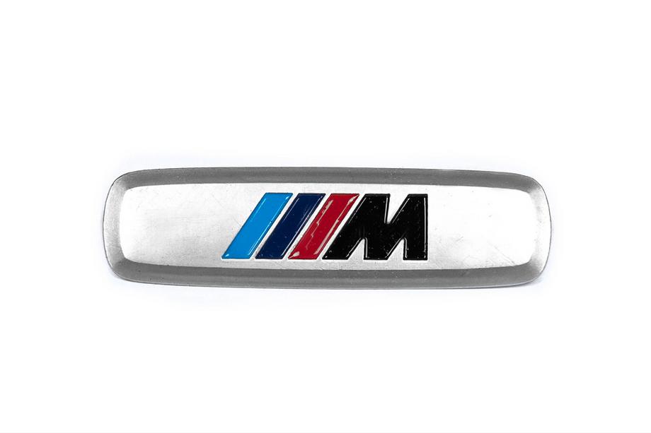 BMW Aluminium-Emblem für Automatten (1 Stk., M Series) Foto 1
