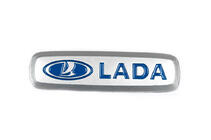Lada Aluminium Emblem für Fußmatten (1 Stk) Foto 1