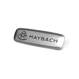 Maybach Aluminium Emblem für Fußmatten (1 Stk) Foto 2