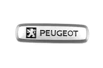Peugeot Aluminium Emblem für Fußmatten (1 Stk) Foto 1