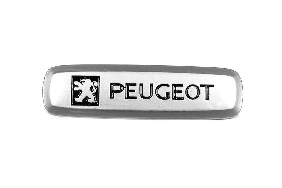 Peugeot Aluminium Emblem für Fußmatten (1 Stk) Image