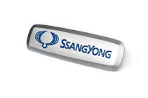 SsangYong Aluminium Emblem für Fußmatten (1 Stk) Foto 2