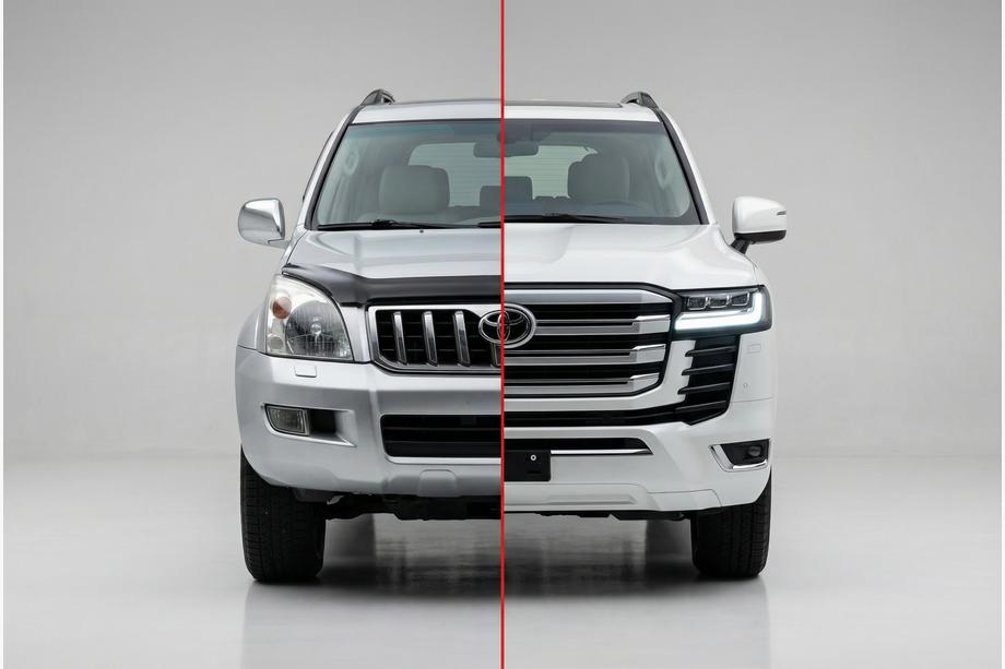 Toyota Land Cruiser Prado 120 2002-2009 Facelift Bodykit auf LC 300 Foto 1