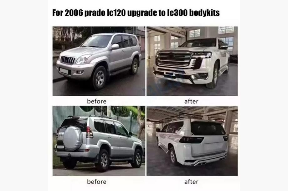 Toyota Land Cruiser Prado 120 2002-2009 Facelift Bodykit auf LC 300 Foto 7