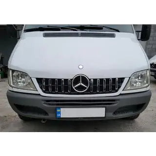Frontgrill GT Panamericana Chrom Eco (CDI, 2002-2006) Mercedes Sprinter W901/902/903/904/905 1995–2006 Foto 1