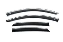 Opel Corsa F 2019- Windabweiser mit Chromleiste (4 Stk, Niken) Foto 1