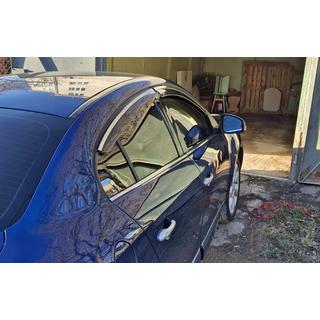Windabweiser mit Chromleiste (4 Stk, Niken) Renault Fluence 2009-2016 Foto 3