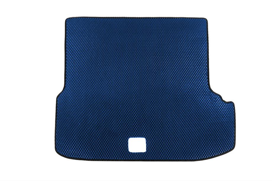 Skoda Octavia III A7 2013-2019 Kofferraummatte (SW) (mit Aussparung) (EVA, Blau) V-2 Image