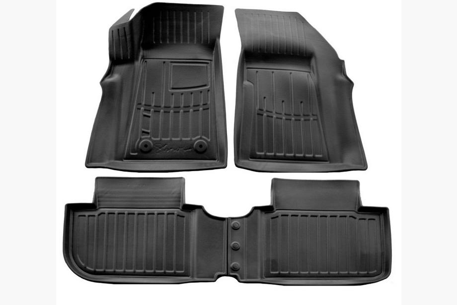 Chevrolet Menlo 2021-2023 Stingray 3D Gummimatten (4 Stk) Image