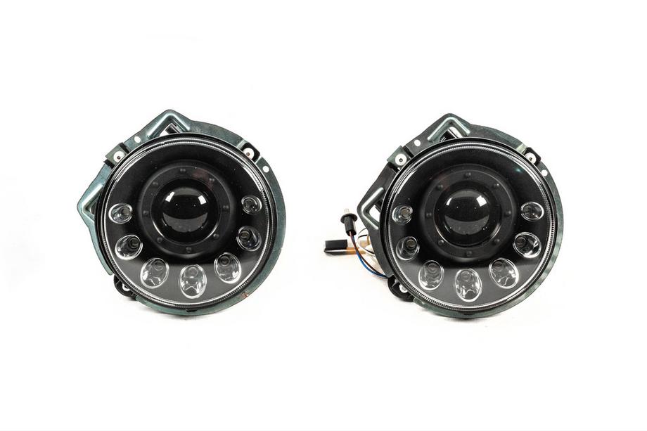 Mercedes G class W463 1990-2018 Frontscheinwerfer Manor Black LED (2006-2017) Image