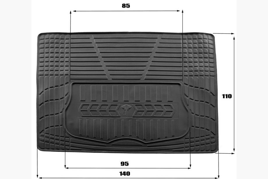 Universelle Kofferraumwanne 1400x1100 (Stingray, Polyurethan) Foto 1