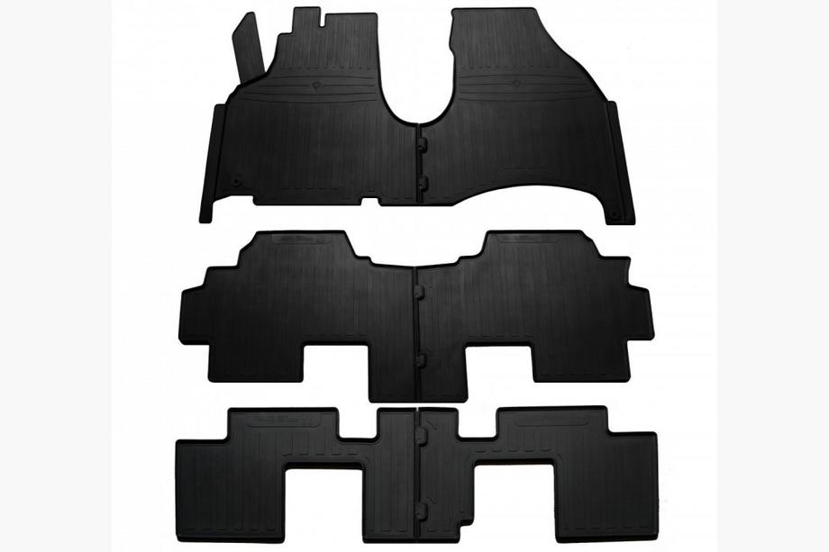 Peugeot 807 2002-2014 Gummimatten Stingray (3 Reihen, 6-teilig) Image