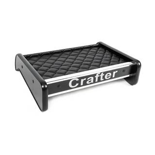Ablagebrett für Armaturenbrett (Schwarz mit schwarzer Naht) Volkswagen Crafter 2016- Foto 2