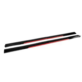 Universelle Seitenschweller Aufsätze Niken Red (ABS) (4Stk) Foto 4