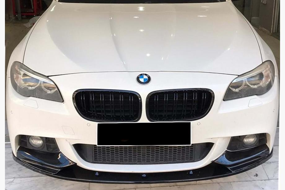 BMW 5 Series F10/F11 2010–2016 Frontspoiler DPT Lip V-2 (für M-Performance, Schwarz Glanz) Foto 1