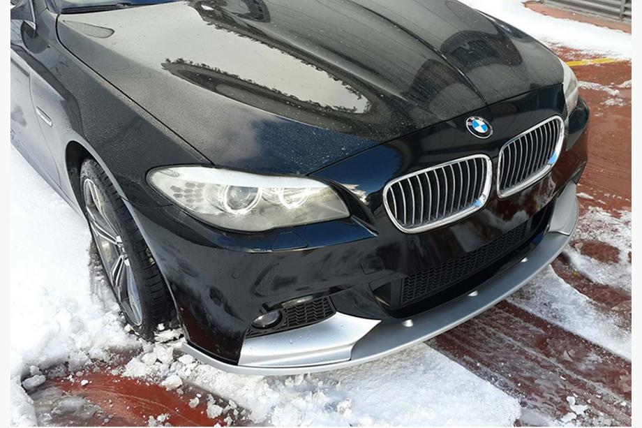 BMW 5 Series F10/F11 2010–2016 Frontspoiler DPT Lip V-2 (für M-Performance, Schwarz Glanz) Foto 2