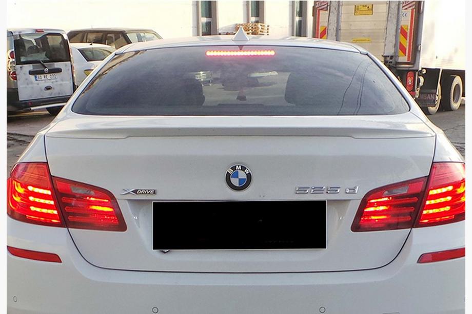 BMW 5 Series F10/F11 2010–2016 MP-Style Heckspoiler (für F10, Schwarz Glanz) Foto 4