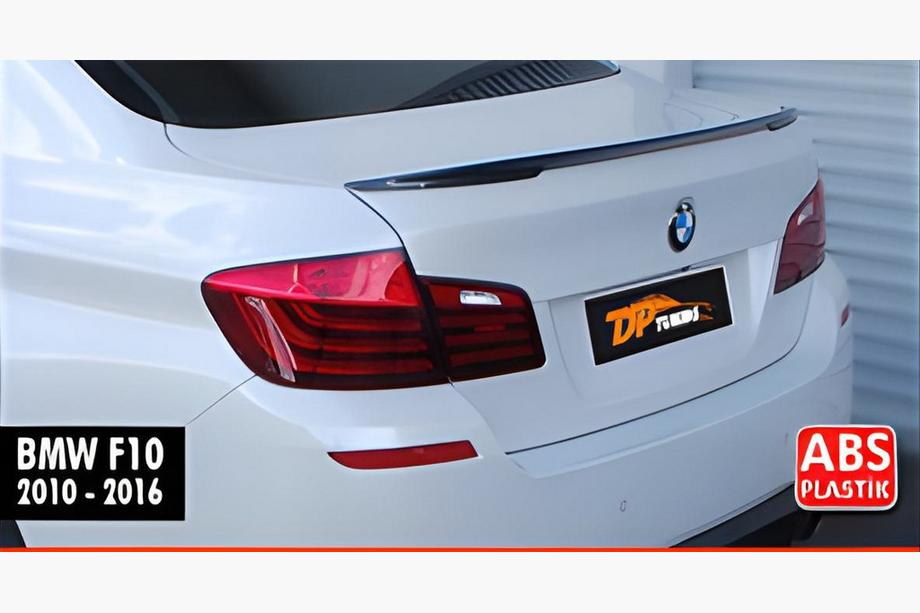 BMW 5 Series F10/F11 2010–2016 MP-Style Heckspoiler (für F10, Schwarz Glanz) Foto 1