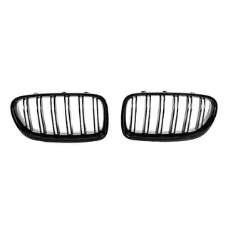 Nieren M-Look (Schwarz Glanz) BMW 5 Series F10/F11 2010–2016 Foto 2