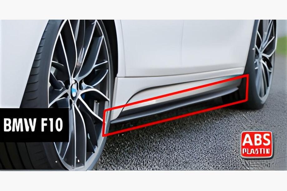 BMW 5 Series F10/F11 2010–2016 Seitenschweller DPT V-2 (für M-Sport/M5 Schweller, Schwarz Glanz) Image