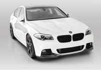 BMW 5 Series F10/F11 2010–2016 Frontspoiler DPT Lip V-3 (Für M-Performance, Schwarz Glanz) Foto 4