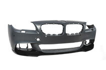 BMW 5 Series F10/F11 2010–2016 Frontspoiler DPT Lip V-3 (Für M-Performance, Schwarz Glanz) Foto 14