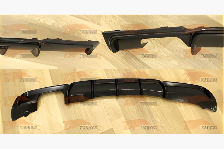 BMW 3 Series F30/F31 2012-2019 Heckdiffusor DPT V-1 (für M Performance, Schwarz Glanz) Foto 5