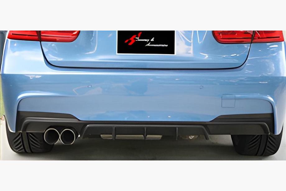 BMW 3 Series F30/F31 2012-2019 Heckdiffusor DPT V-1 (für M Performance, Schwarz Glanz) Foto 1