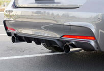 BMW 3 Series F30/F31 2012-2019 Heckdiffusor DPT V-4 (für M Performance, Schwarz Glanz) Foto 3