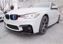 BMW 3 Series F30/F31 2012-2019 Frontspoiler DPT Lip V-1 (Für M3, Schwarz Glanz) Foto 6