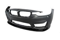 BMW 3 Series F30/F31 2012-2019 Frontspoiler DPT Lip V-1 (Für M3, Schwarz Glanz) Foto 7