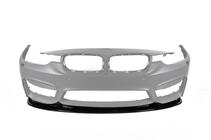 BMW 3 Series F30/F31 2012-2019 Frontlippe DPT Lip V-2 (Für M3, Schwarz Glanz) Foto 2