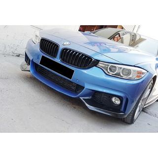 Frontspoiler DPT Flap V-1 (für M-Technic, Schwarz Glanz) BMW 4 Series F32/F33/F36 2012-2020 Foto 3