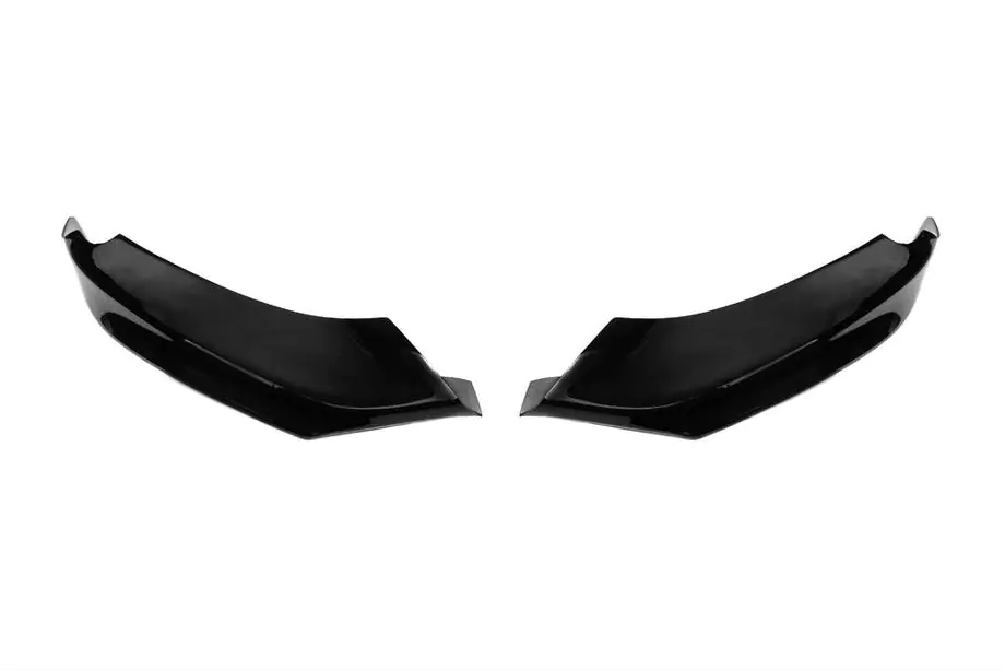 BMW 4 Series F32/F33/F36 2012-2020 Frontspoiler DPT Flap V-1 (für M-Technic, Schwarz Glanz) Foto 2