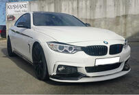 BMW 4 Series F32/F33/F36 2012-2020 Frontlippe für Frontstoßstange DPT LIP V-3 (für M-Sport, Schwarz glänzend) Foto 1