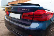 BMW 5er G30/G31 2017–2023 Spoiler M4-Style (Schwarz Glanz) Foto 2