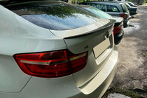 BMW X6 E71 2008–2014 DPT Heckspoiler (Schwarz Glanz) Foto 1