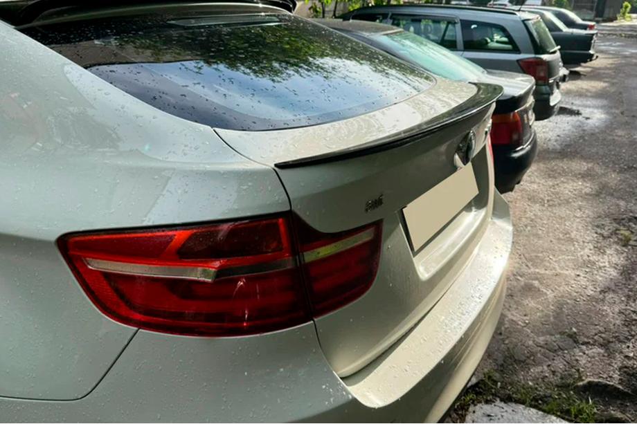 BMW X6 E71 2008–2014 DPT Heckspoiler (Schwarz Glanz) Image