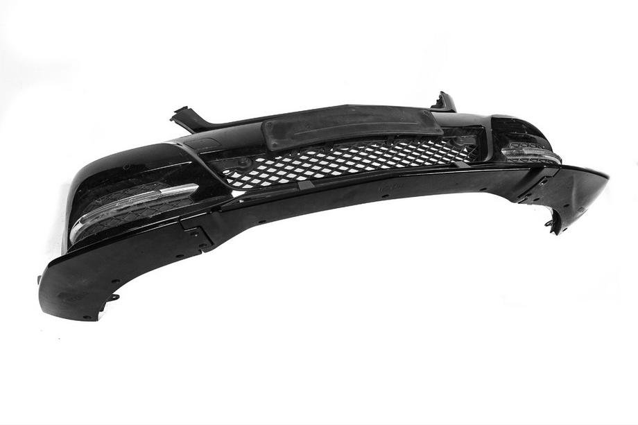 Mercedes C-class W204 2007-2015 Frontspoiler DPT V1 (2011-2015, Schwarz Glanz) Foto 18