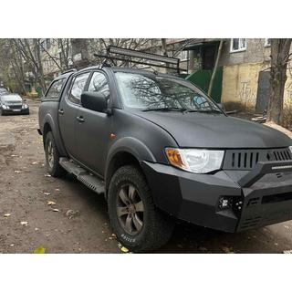Seitenstufen Dakar V2 mit LED (2019+, 2 Stk, Metall) Mitsubishi L200 2015-2024 Foto 3
