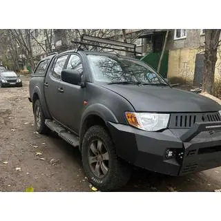 Seitenstufen Dakar V2 mit LED (2019+, 2 Stk, Metall) Mitsubishi L200 2015-2024 Foto 3
