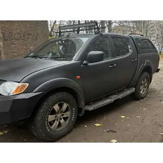 Seitenstufen Dakar V2 mit LED (2019+, 2 Stk, Metall) Mitsubishi L200 2015-2024 Foto 2