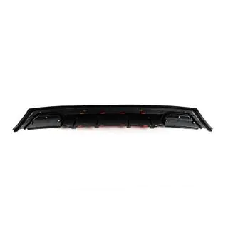 Universeller Heckdiffusor DPT V-5 (ABS) (Rot+Schwarz Glanz) Foto 4