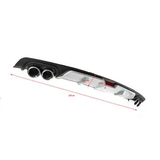 Universeller Heckdiffusor DPT V-6 (Grau + Matt-Schwarz) Foto 4