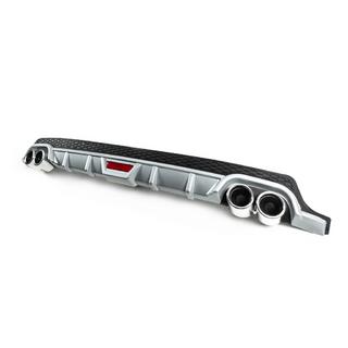 Universal Heckdiffusor DPT V-8 (ABS) (Grau+Schwarz Glanz) Foto 1