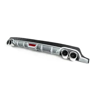 Universal Heckdiffusor DPT V-8 (ABS) (Grau+Schwarz Glanz) Foto 1